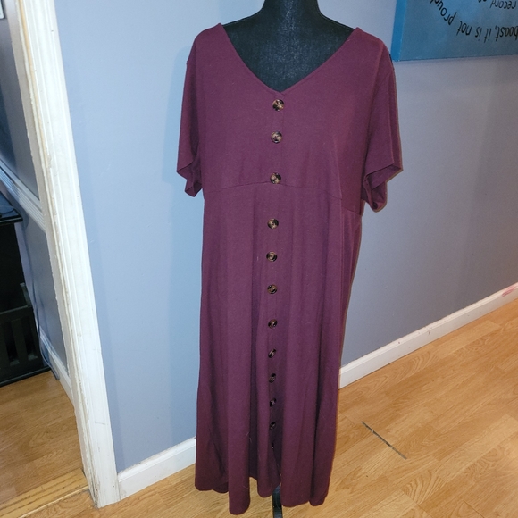 torrid Dresses & Skirts - Torrid Casual Cotton Button Front Dress